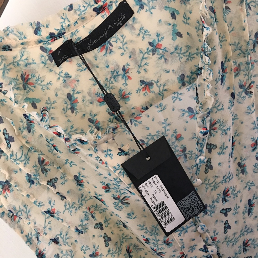 ⚡️NWT⚡️Patterson Kincaid floral tank size M - Picture 2 of 5